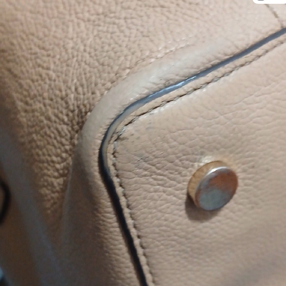 Kate Spade Tan Leather Tote Bag - Picture 9 of 12